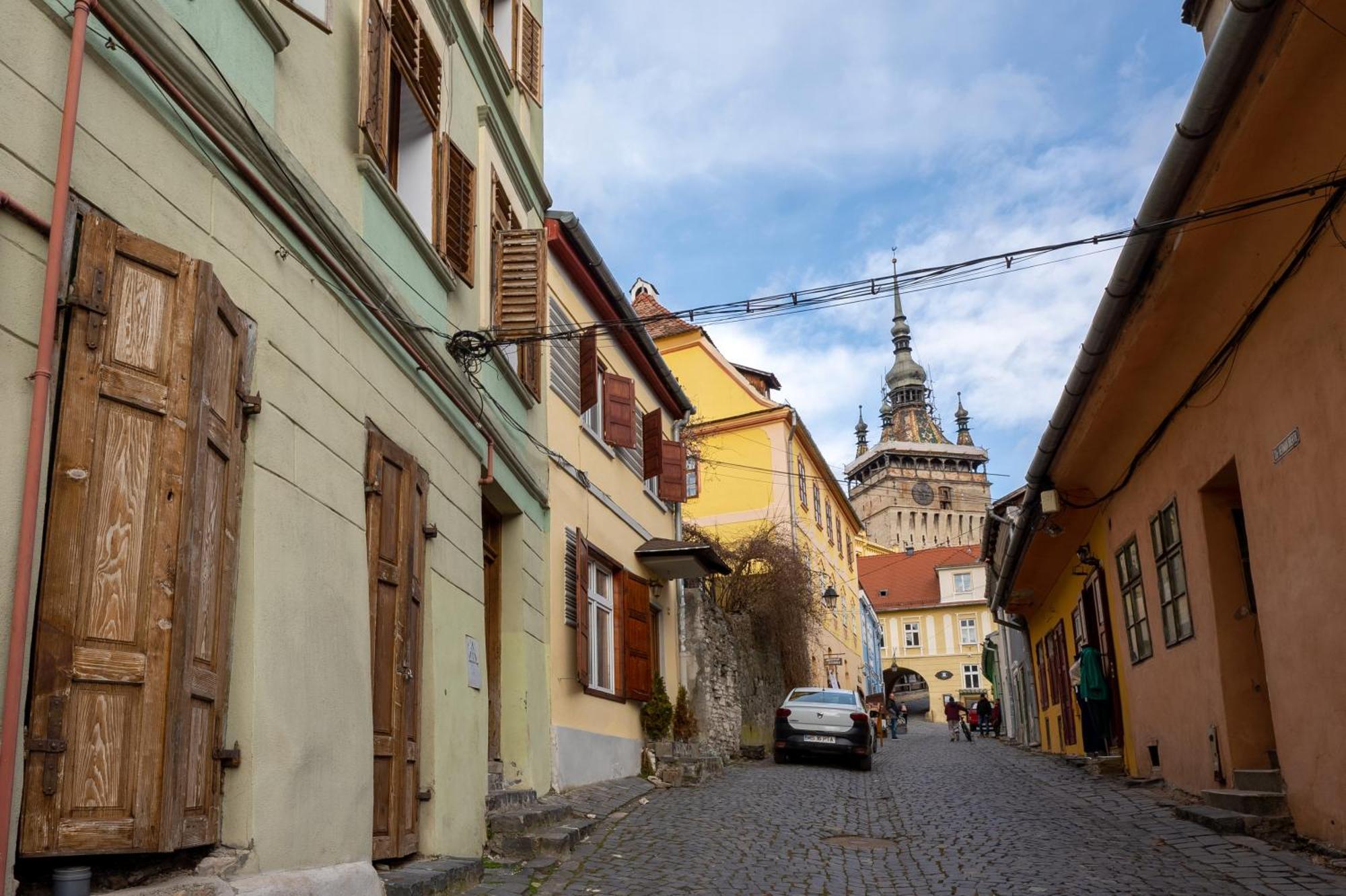 Apartament La Turn Sighișoara Zewnętrze zdjęcie